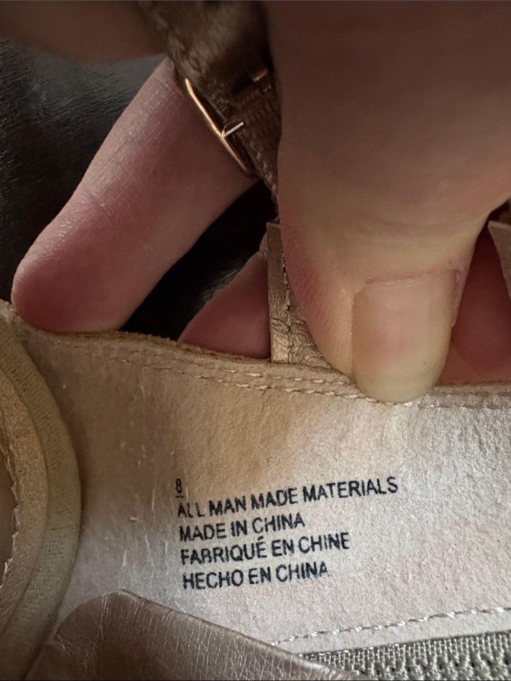 Kenneth Cole Reaction Women's Gladiator Sandals in Metallic Gold - Picture 2 of 10